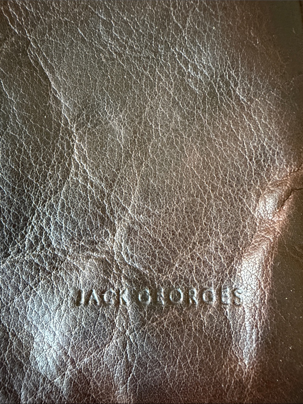 Jack George’s Brown Leather Crossbody Bag - Picture 4 of 4